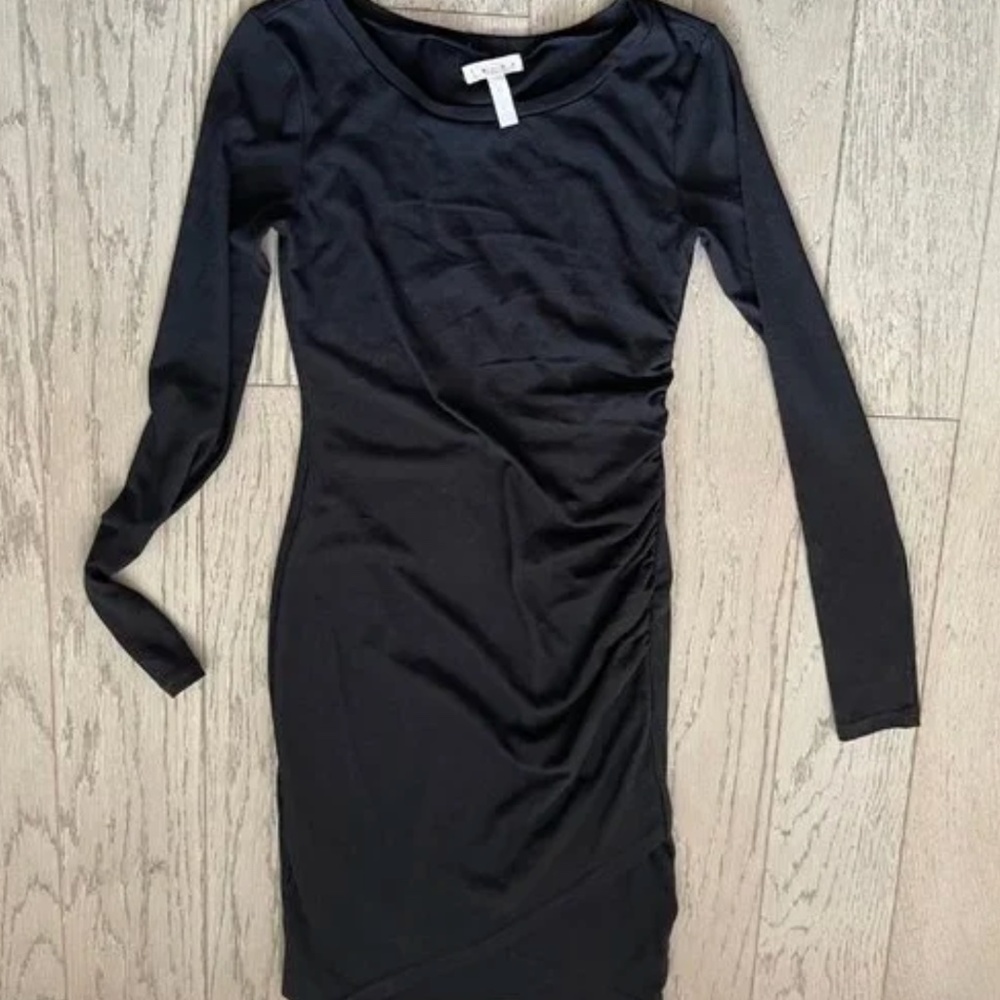 Leith Rushed Body con Dress cotton New